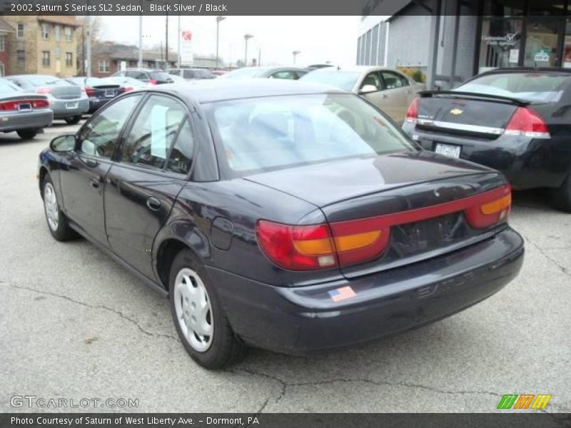 Black Silver / Black 2002 Saturn S Series SL2 Sedan