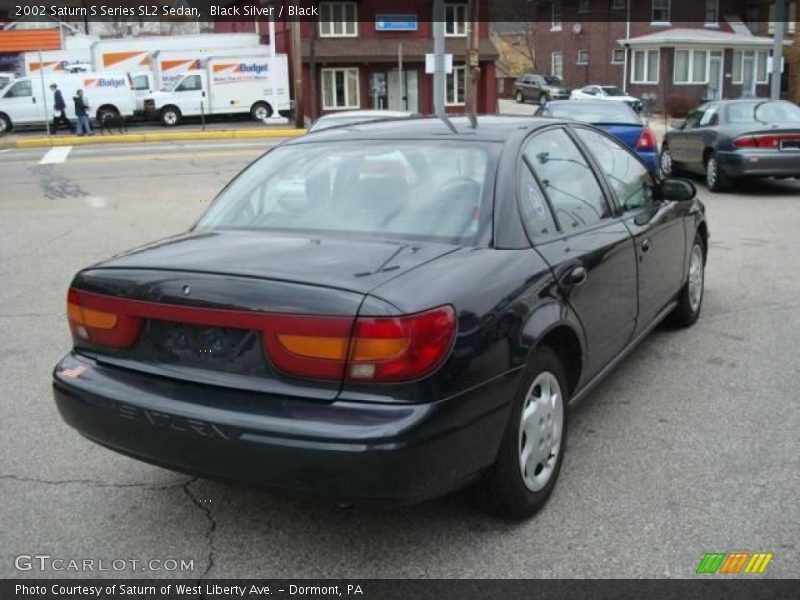 Black Silver / Black 2002 Saturn S Series SL2 Sedan