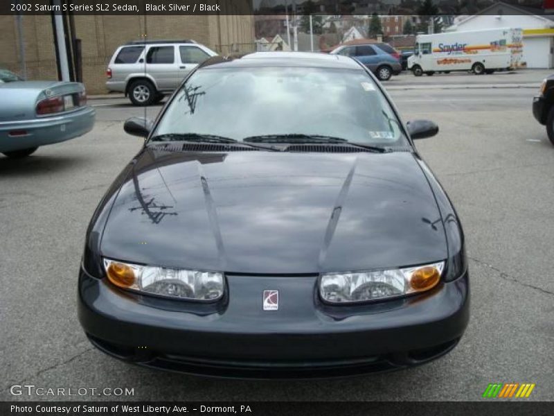 Black Silver / Black 2002 Saturn S Series SL2 Sedan