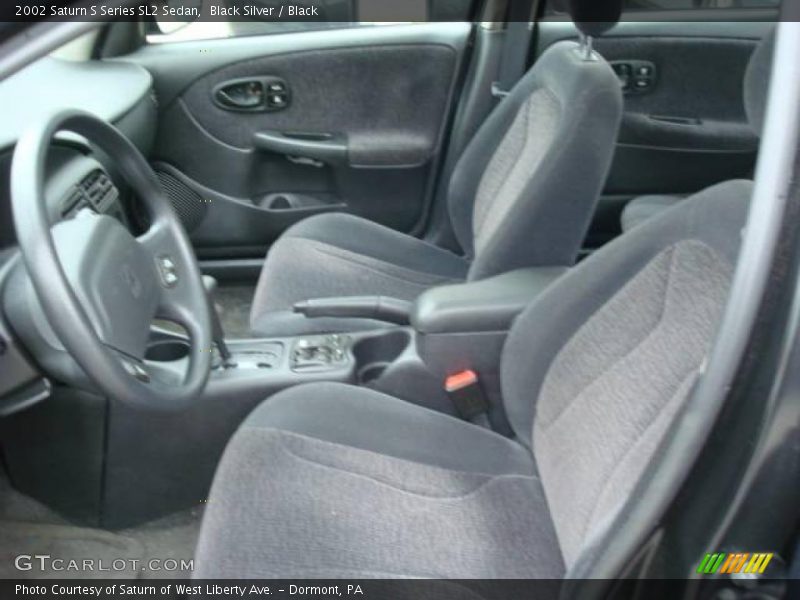 Black Silver / Black 2002 Saturn S Series SL2 Sedan