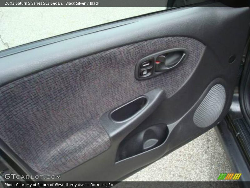 Black Silver / Black 2002 Saturn S Series SL2 Sedan