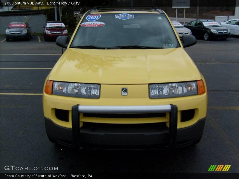 Light Yellow / Gray 2003 Saturn VUE AWD