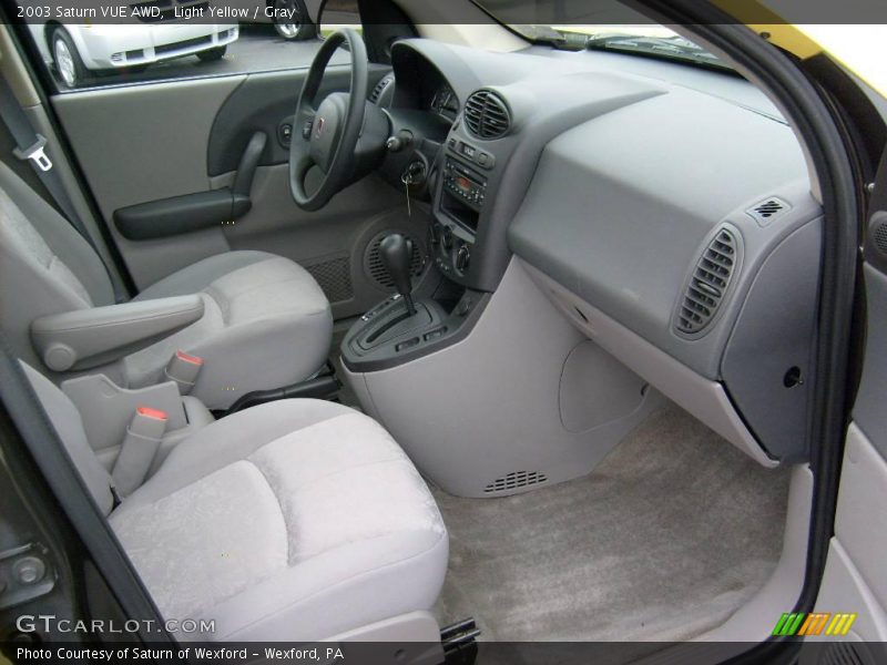 Light Yellow / Gray 2003 Saturn VUE AWD