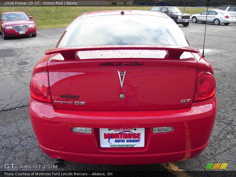 Victory Red / Ebony 2008 Pontiac G5 GT