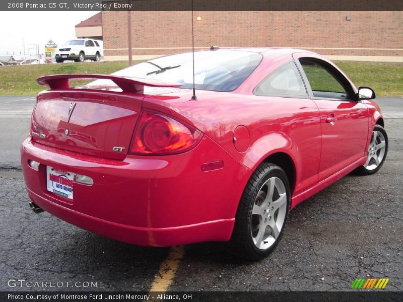 Victory Red / Ebony 2008 Pontiac G5 GT