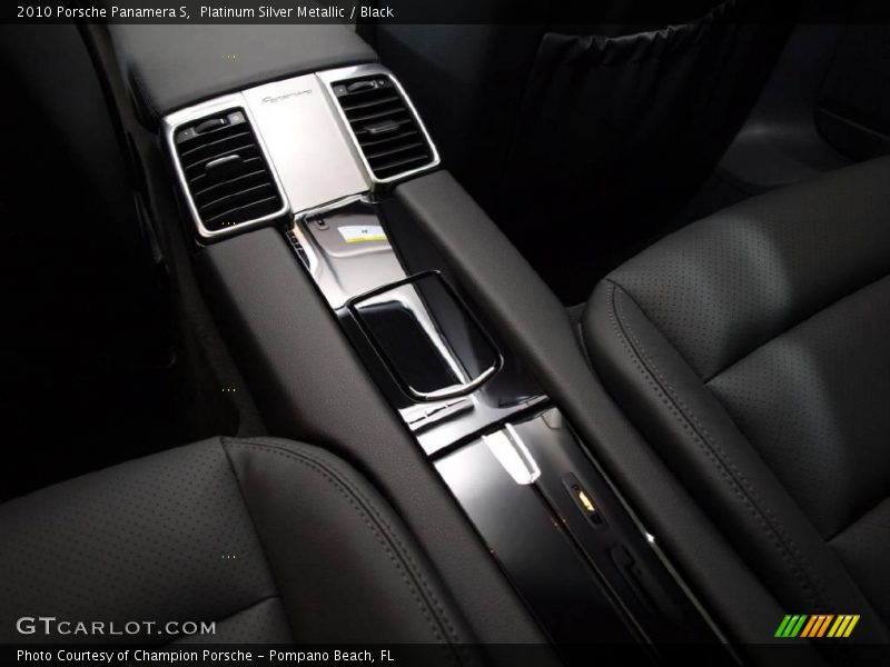 Platinum Silver Metallic / Black 2010 Porsche Panamera S