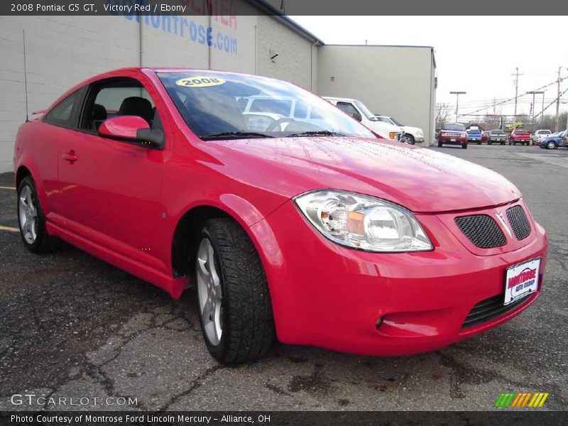 Victory Red / Ebony 2008 Pontiac G5 GT