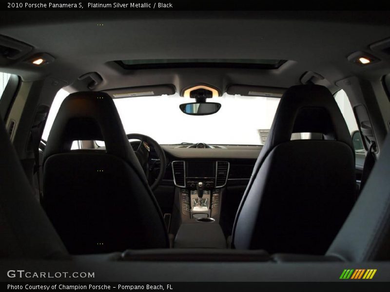 Platinum Silver Metallic / Black 2010 Porsche Panamera S