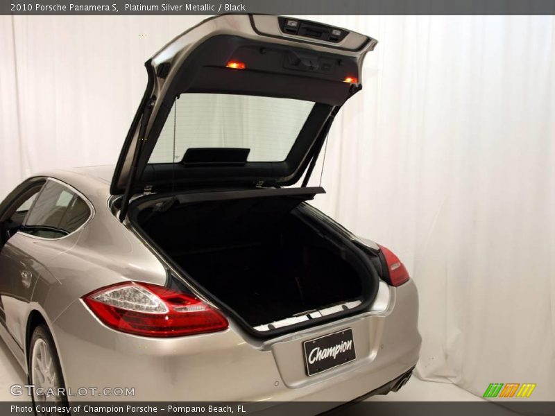 Platinum Silver Metallic / Black 2010 Porsche Panamera S