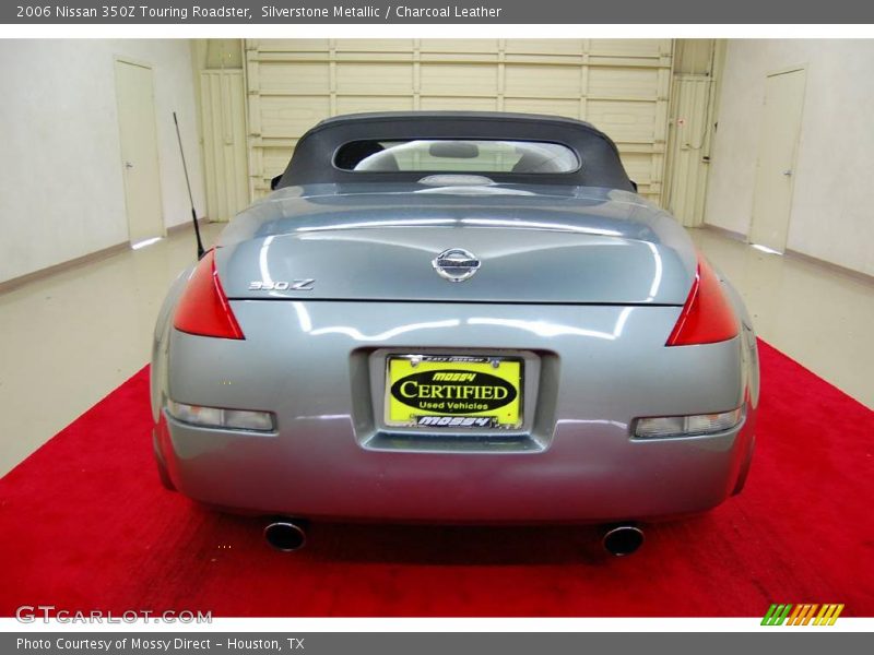 Silverstone Metallic / Charcoal Leather 2006 Nissan 350Z Touring Roadster
