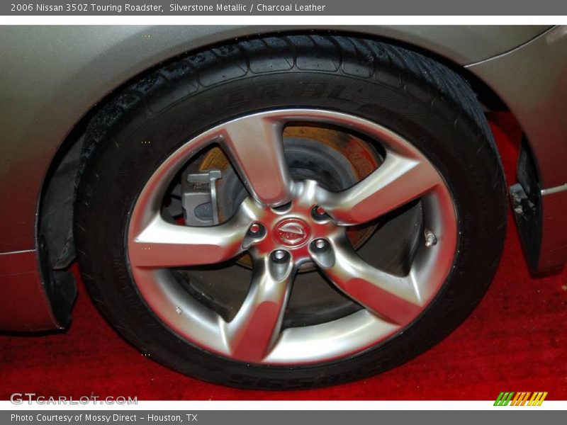 Silverstone Metallic / Charcoal Leather 2006 Nissan 350Z Touring Roadster