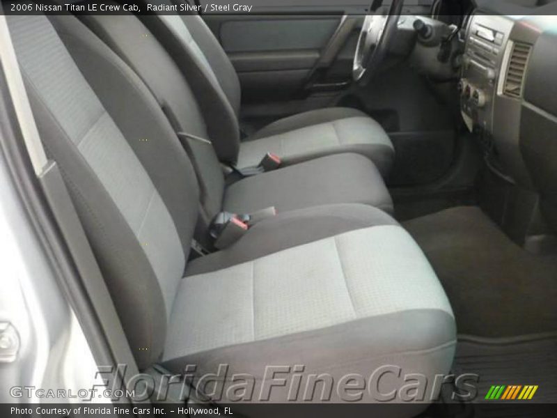 Radiant Silver / Steel Gray 2006 Nissan Titan LE Crew Cab