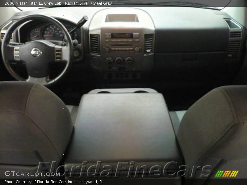 Radiant Silver / Steel Gray 2006 Nissan Titan LE Crew Cab