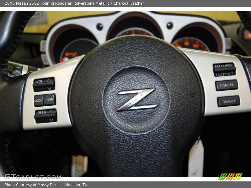 Silverstone Metallic / Charcoal Leather 2006 Nissan 350Z Touring Roadster