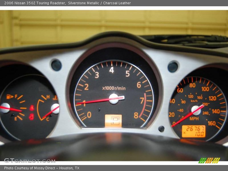 Silverstone Metallic / Charcoal Leather 2006 Nissan 350Z Touring Roadster