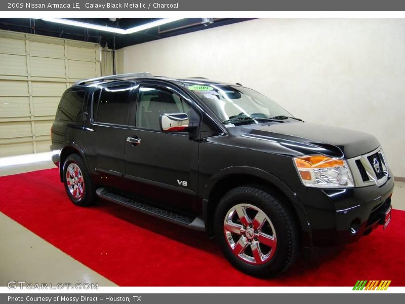 Galaxy Black Metallic / Charcoal 2009 Nissan Armada LE