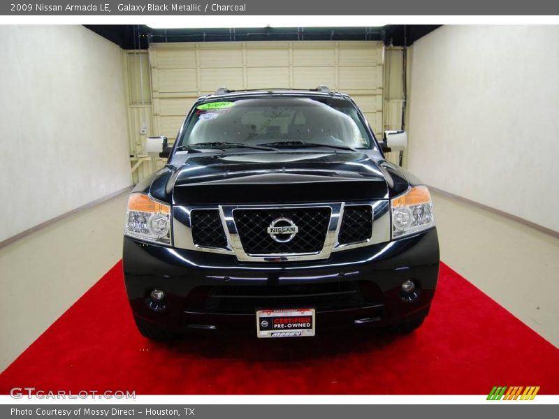 Galaxy Black Metallic / Charcoal 2009 Nissan Armada LE