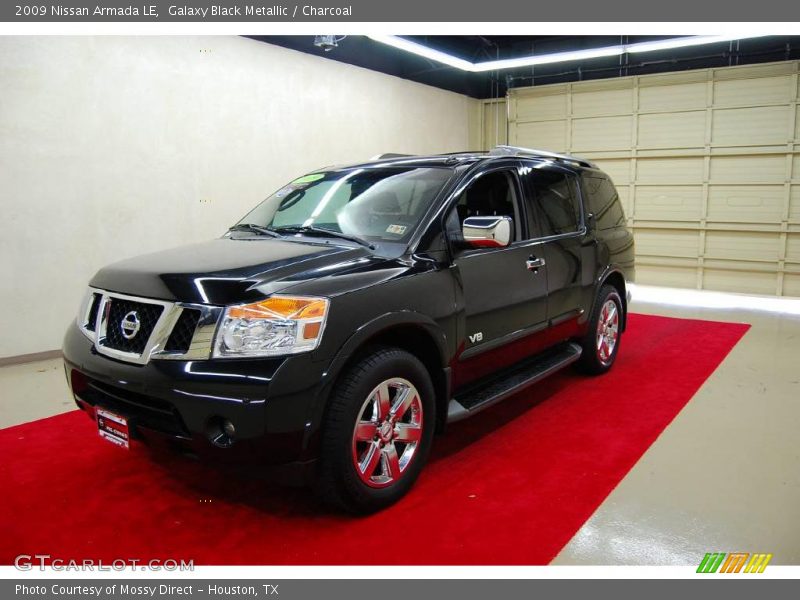Galaxy Black Metallic / Charcoal 2009 Nissan Armada LE