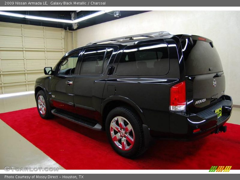 Galaxy Black Metallic / Charcoal 2009 Nissan Armada LE