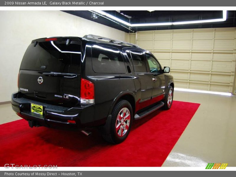 Galaxy Black Metallic / Charcoal 2009 Nissan Armada LE