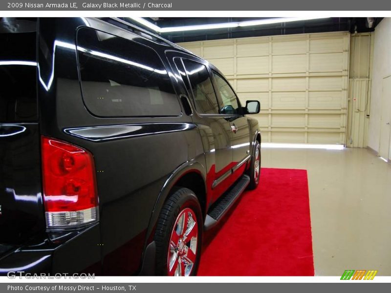 Galaxy Black Metallic / Charcoal 2009 Nissan Armada LE