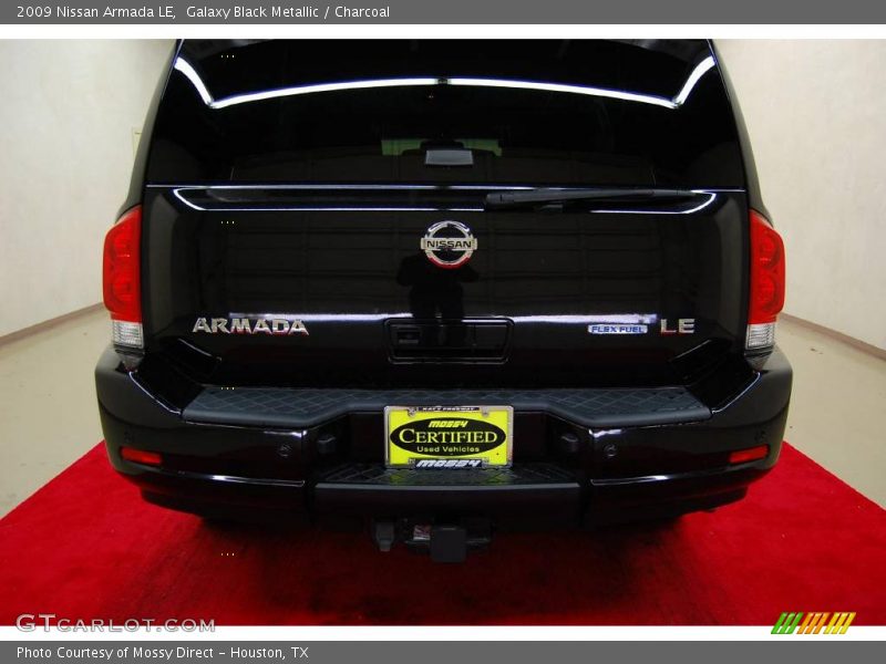 Galaxy Black Metallic / Charcoal 2009 Nissan Armada LE