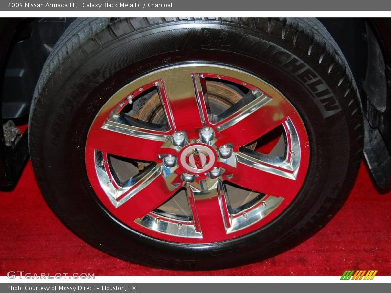 Galaxy Black Metallic / Charcoal 2009 Nissan Armada LE