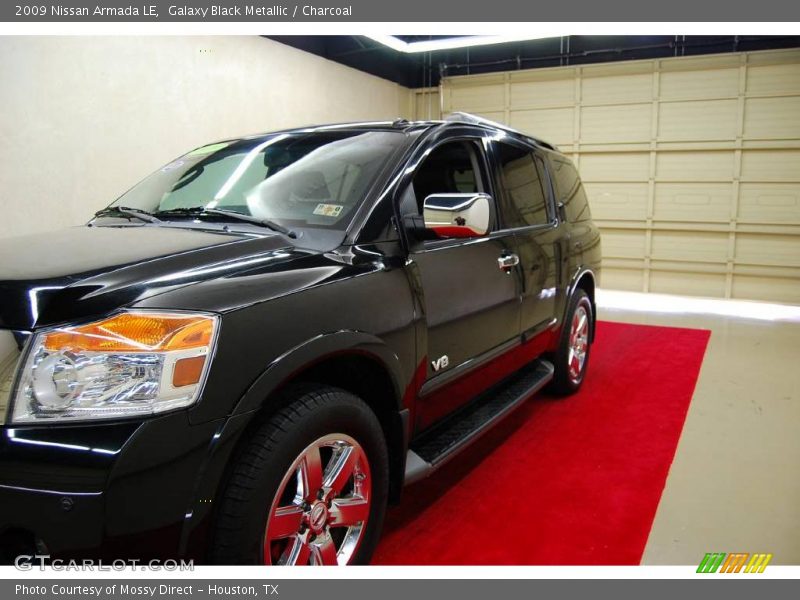 Galaxy Black Metallic / Charcoal 2009 Nissan Armada LE