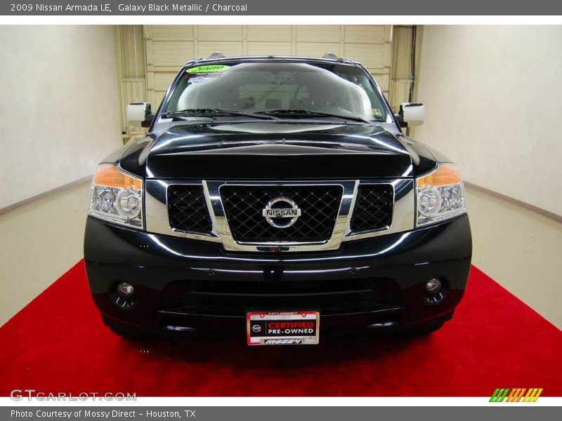 Galaxy Black Metallic / Charcoal 2009 Nissan Armada LE