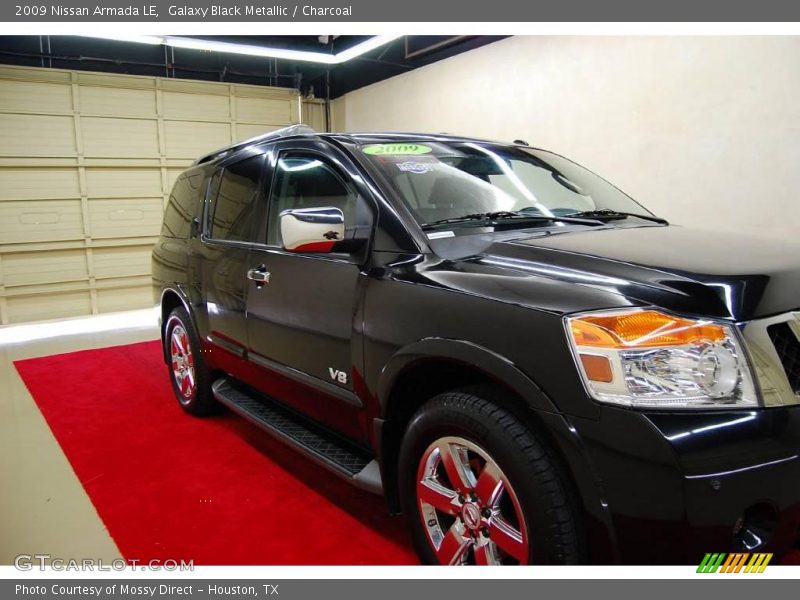Galaxy Black Metallic / Charcoal 2009 Nissan Armada LE