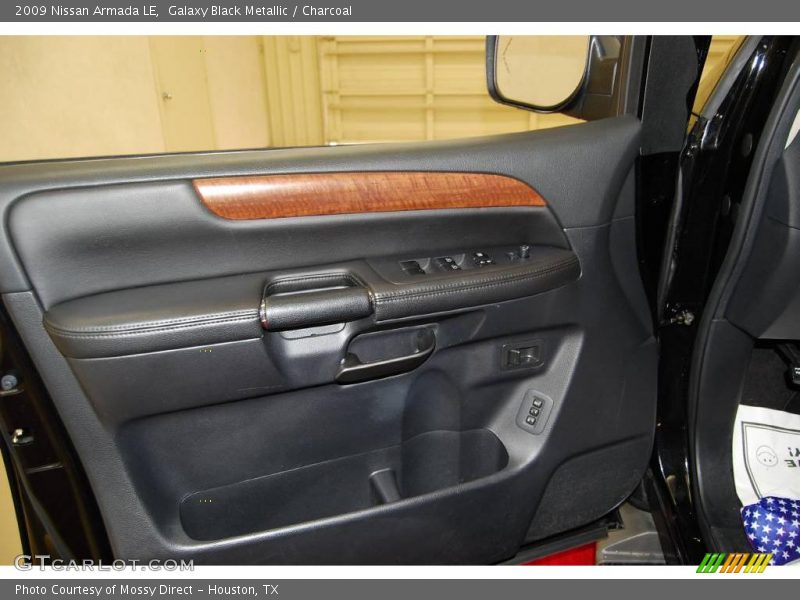 Galaxy Black Metallic / Charcoal 2009 Nissan Armada LE
