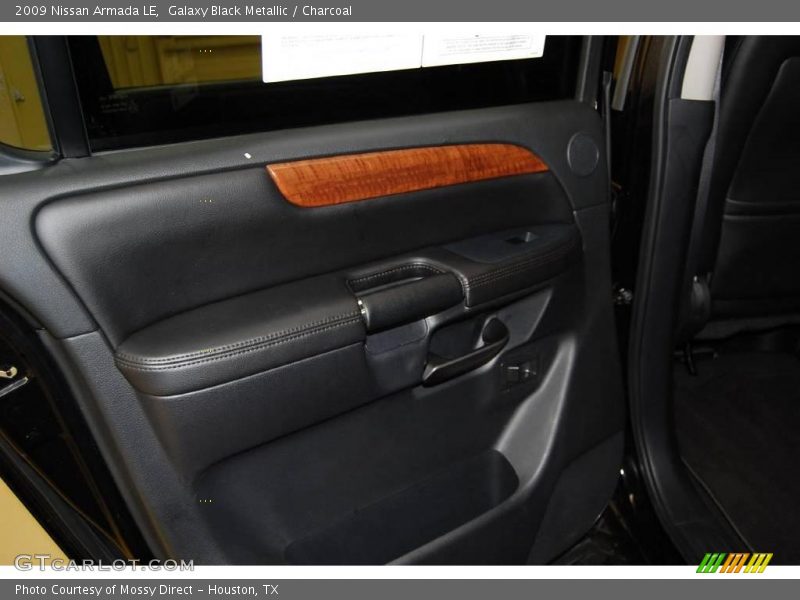 Galaxy Black Metallic / Charcoal 2009 Nissan Armada LE
