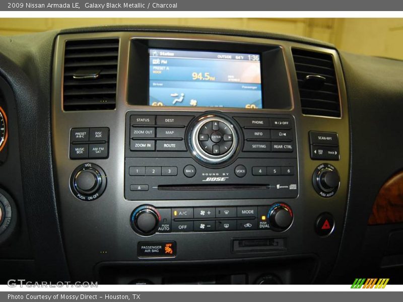 Galaxy Black Metallic / Charcoal 2009 Nissan Armada LE