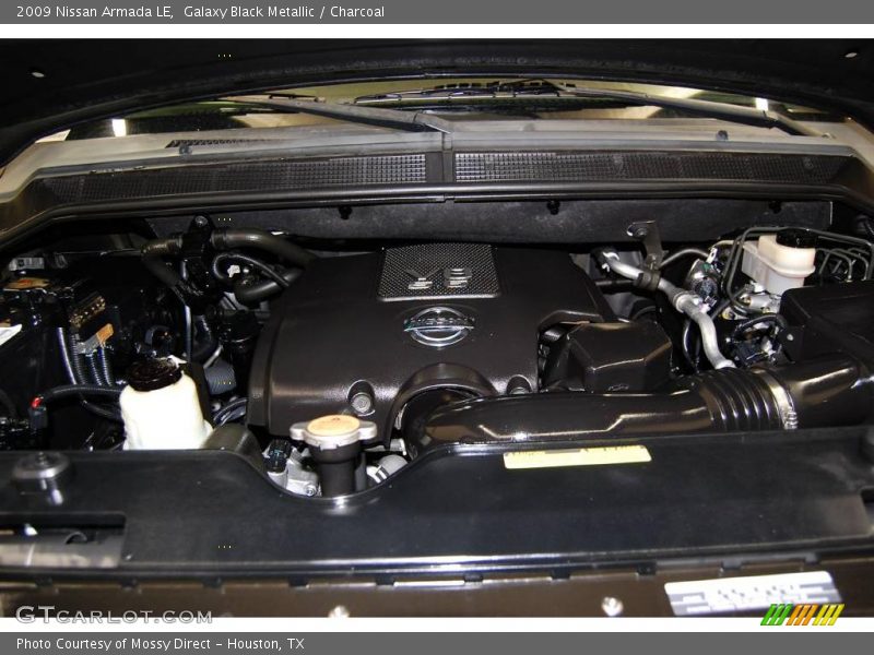 Galaxy Black Metallic / Charcoal 2009 Nissan Armada LE