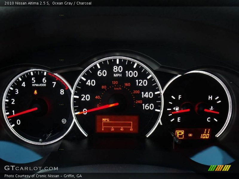Ocean Gray / Charcoal 2010 Nissan Altima 2.5 S