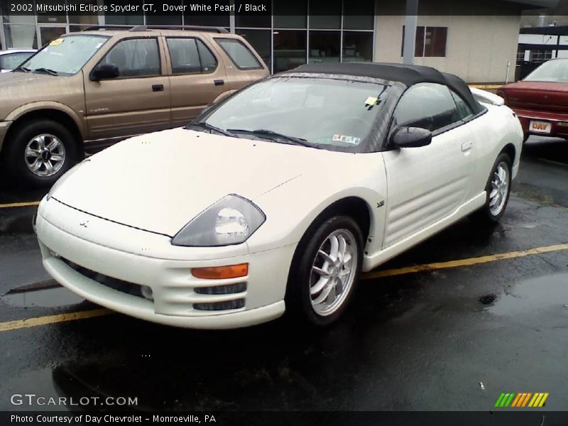 Dover White Pearl / Black 2002 Mitsubishi Eclipse Spyder GT