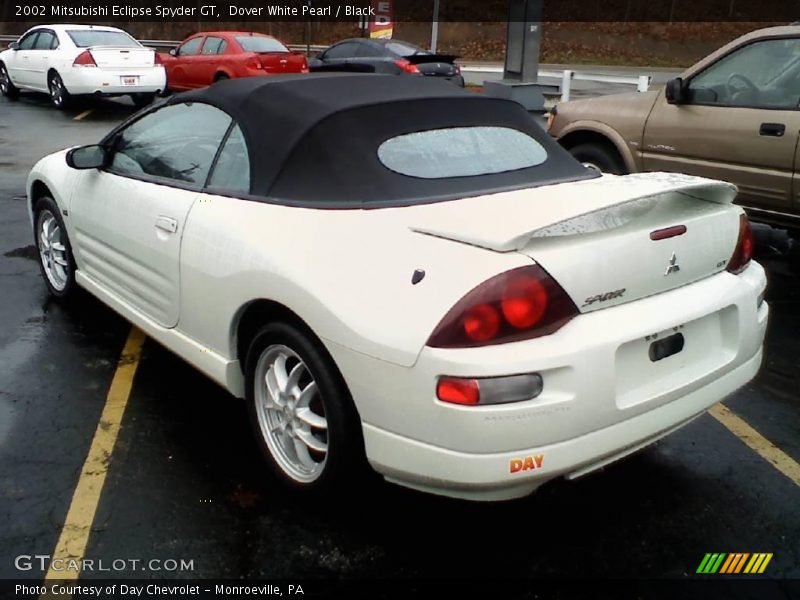 Dover White Pearl / Black 2002 Mitsubishi Eclipse Spyder GT