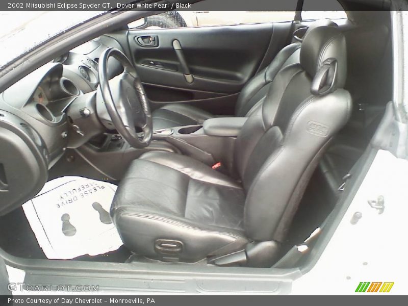 Dover White Pearl / Black 2002 Mitsubishi Eclipse Spyder GT