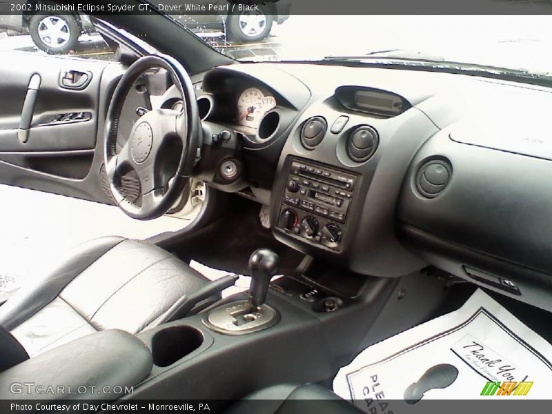Dover White Pearl / Black 2002 Mitsubishi Eclipse Spyder GT
