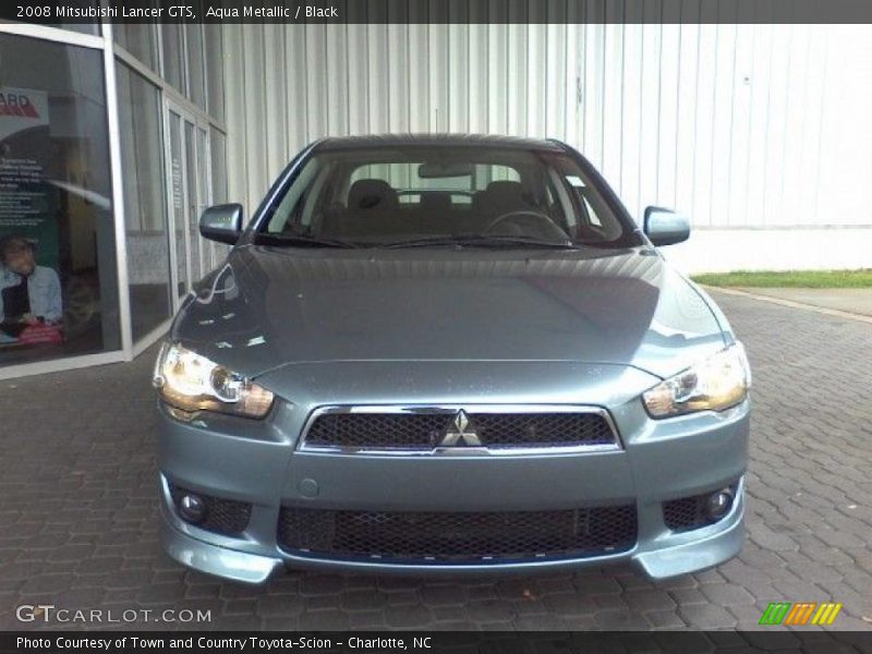 Aqua Metallic / Black 2008 Mitsubishi Lancer GTS