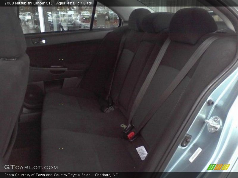 Aqua Metallic / Black 2008 Mitsubishi Lancer GTS