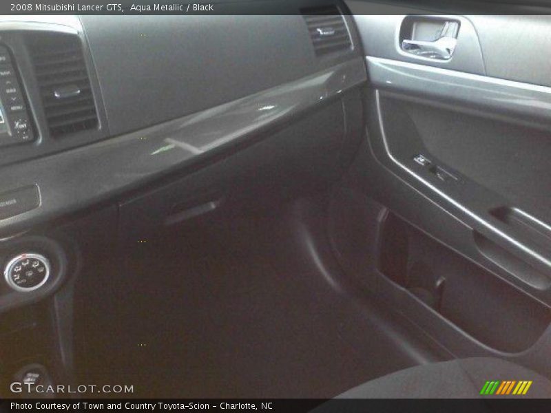 Aqua Metallic / Black 2008 Mitsubishi Lancer GTS