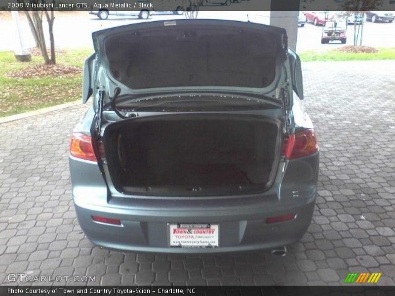 Aqua Metallic / Black 2008 Mitsubishi Lancer GTS