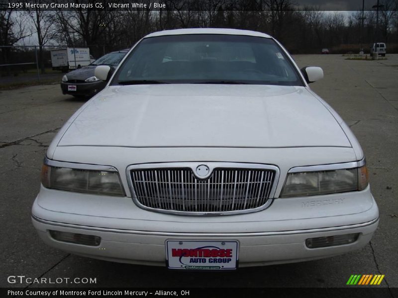 Vibrant White / Blue 1995 Mercury Grand Marquis GS