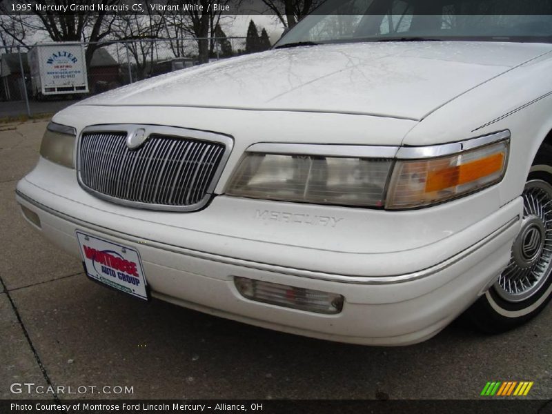 Vibrant White / Blue 1995 Mercury Grand Marquis GS