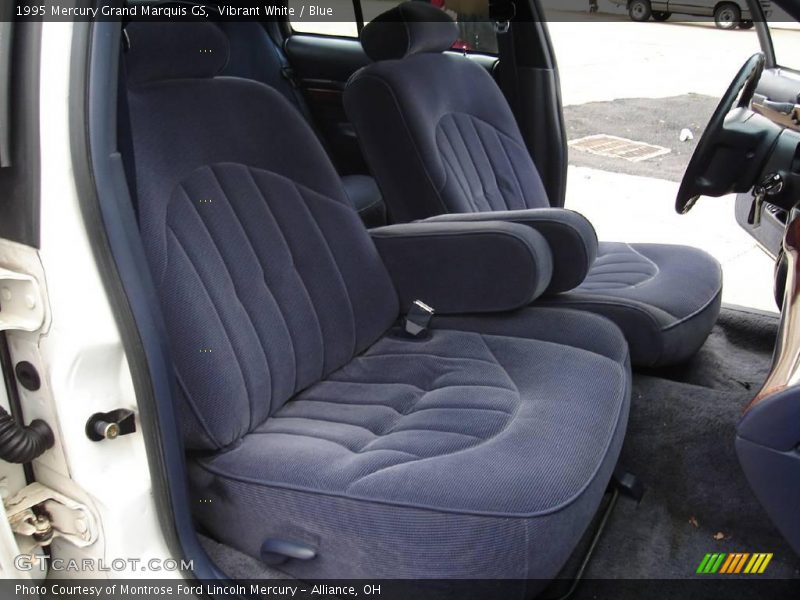 Vibrant White / Blue 1995 Mercury Grand Marquis GS
