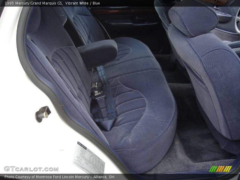 Vibrant White / Blue 1995 Mercury Grand Marquis GS