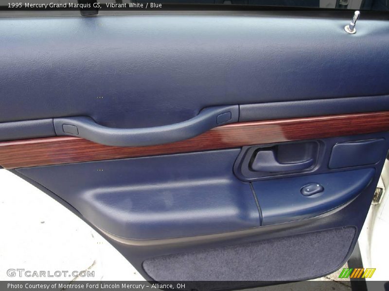 Vibrant White / Blue 1995 Mercury Grand Marquis GS