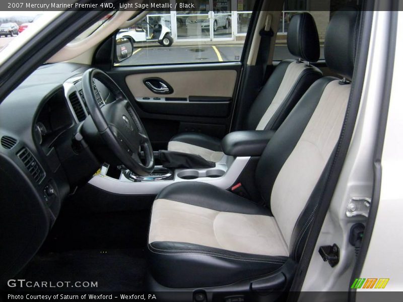 Light Sage Metallic / Black 2007 Mercury Mariner Premier 4WD
