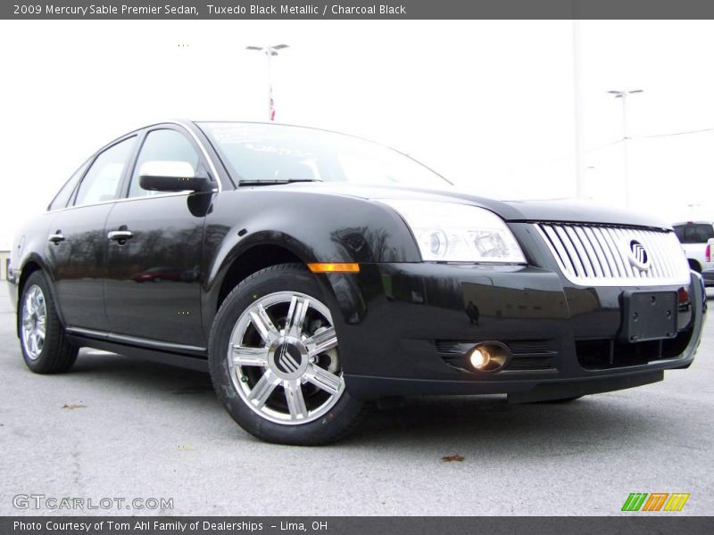 Tuxedo Black Metallic / Charcoal Black 2009 Mercury Sable Premier Sedan